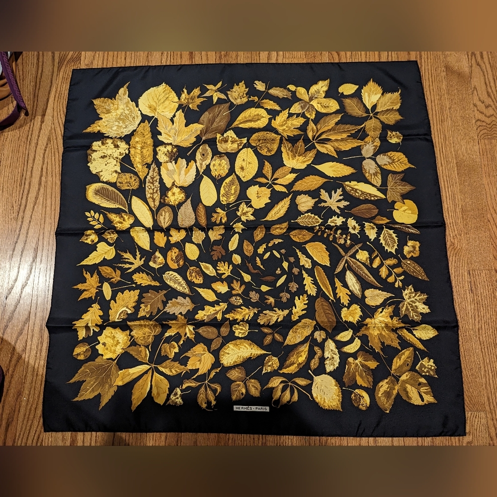 Hermes silk scarf 90